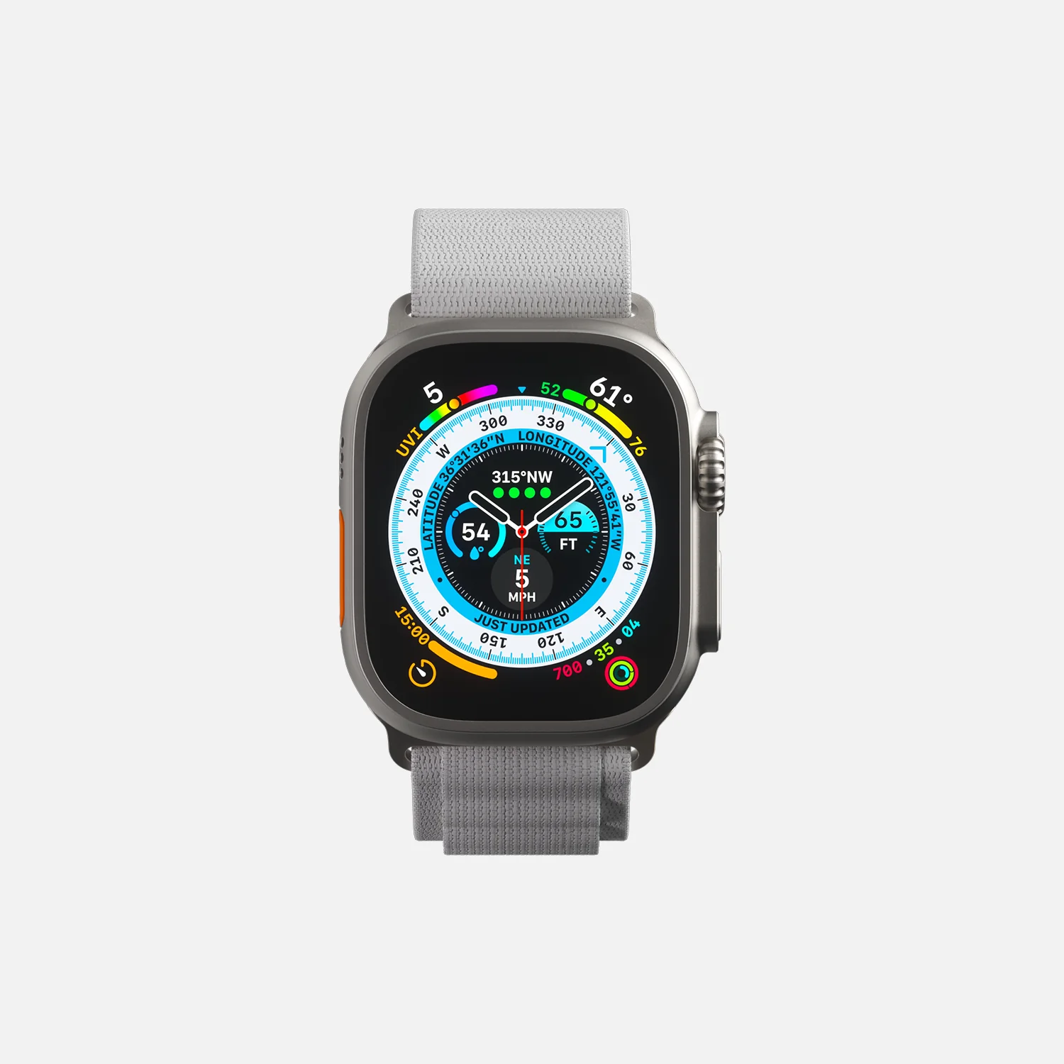 Alpine Loop - For Apple Watch 42/44/45/49 - White - Image 3