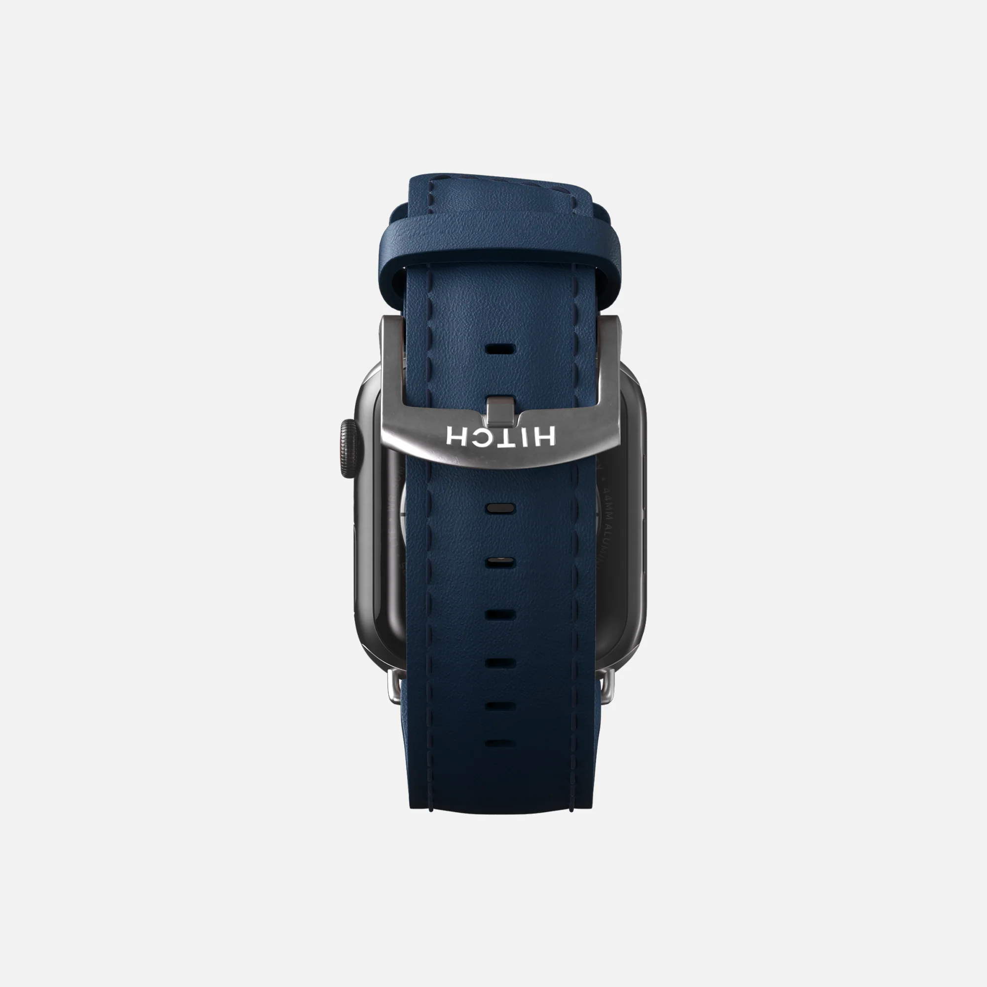 Apple Watch leather strap - Navy - 42/44/45/49mm - Image 5