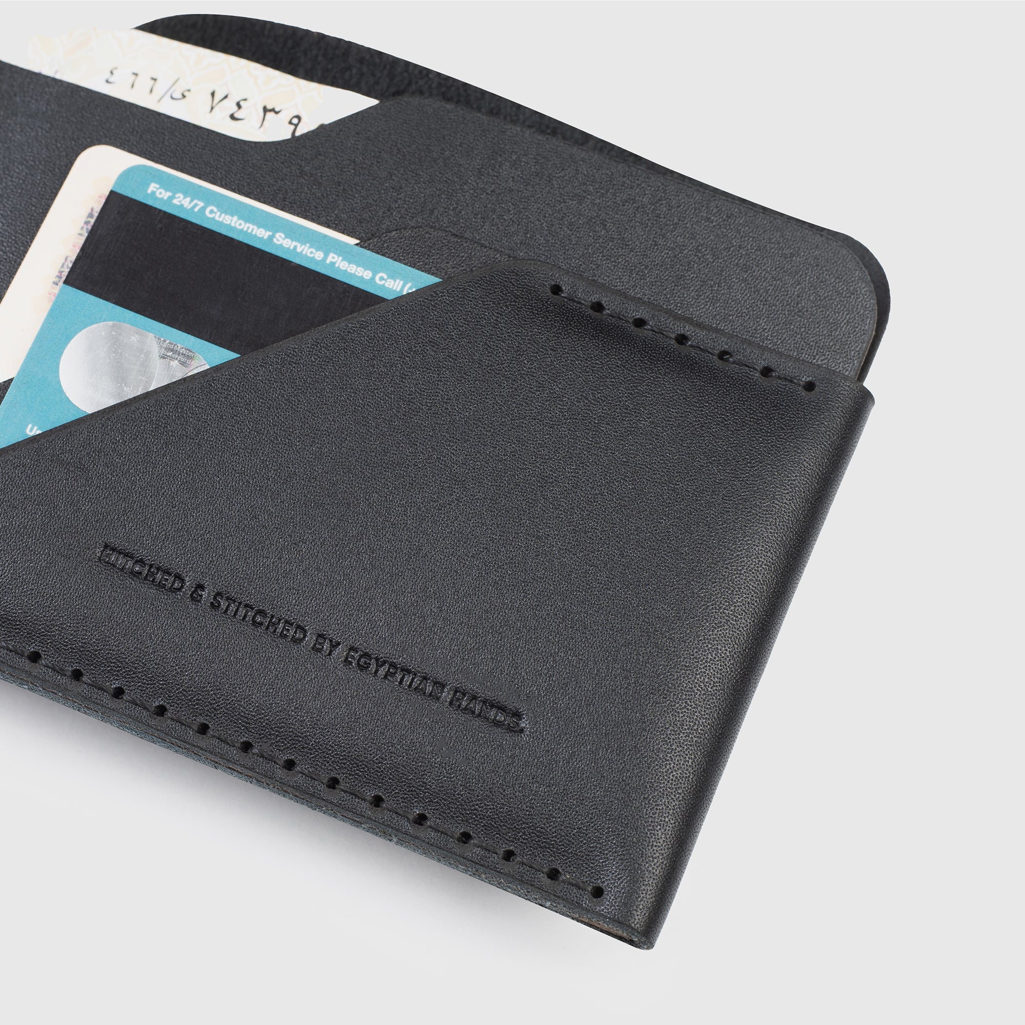 Bifold Cash Wallet - Black - Image 4
