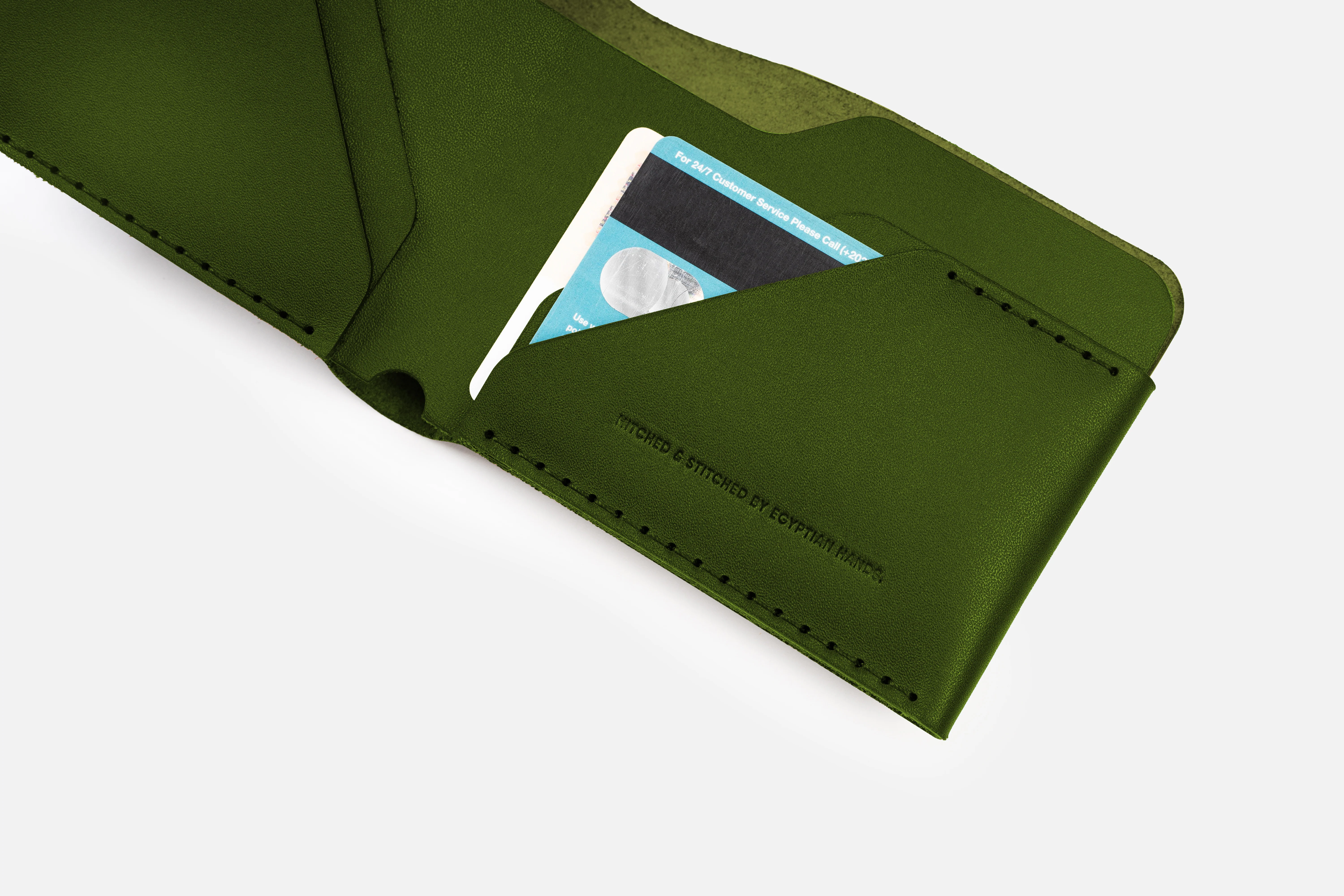 Bifold Cash Wallet - Olive - Image 3