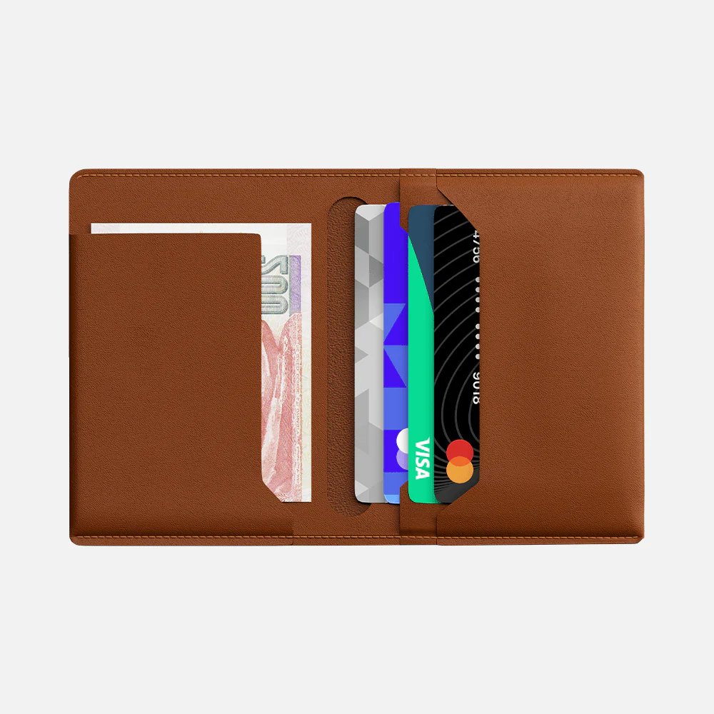 Bifold Wallet - Natural Genuine Leather - Havan - Image 3