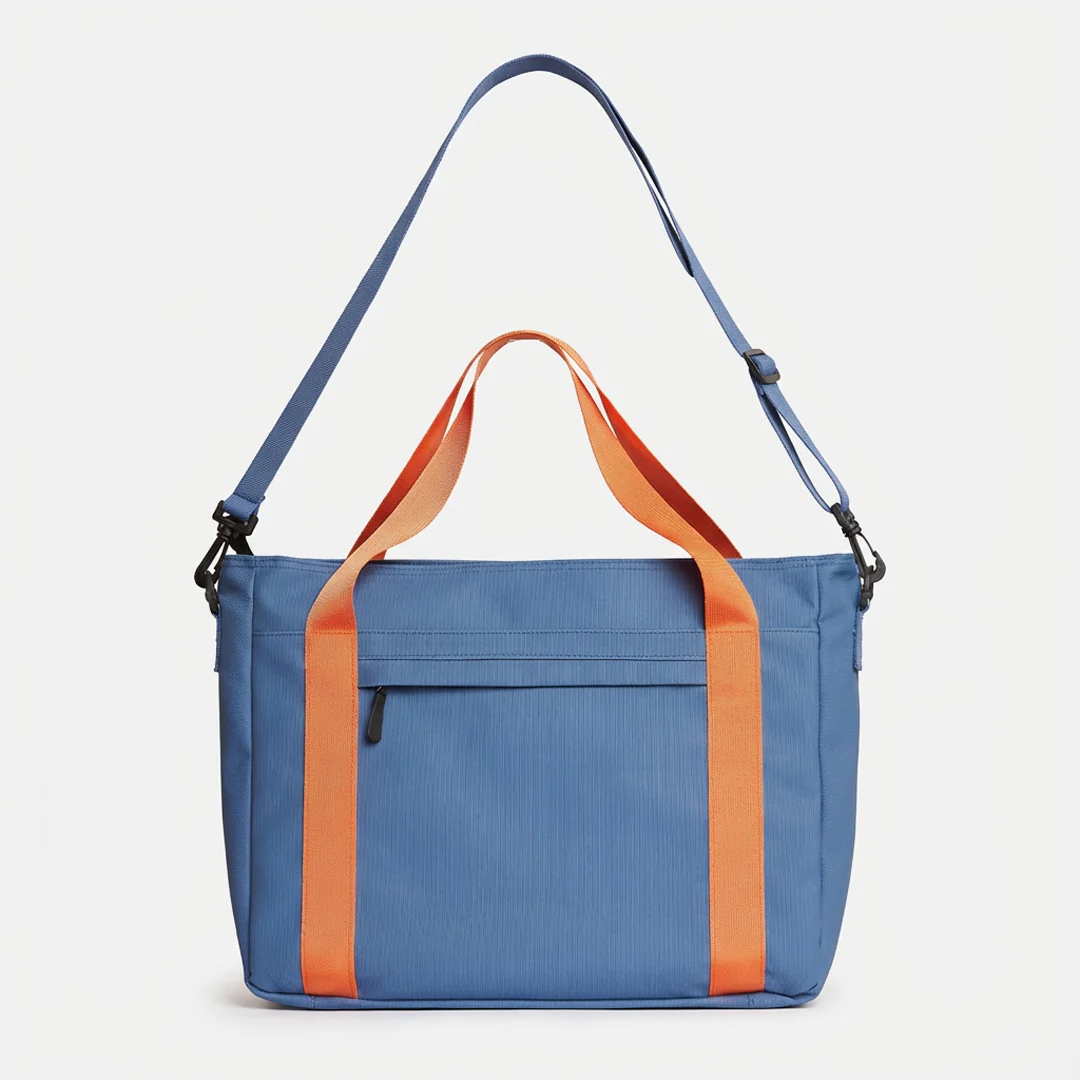 CARRY-ALL Tote Bag - Navy/Orange - Image 3