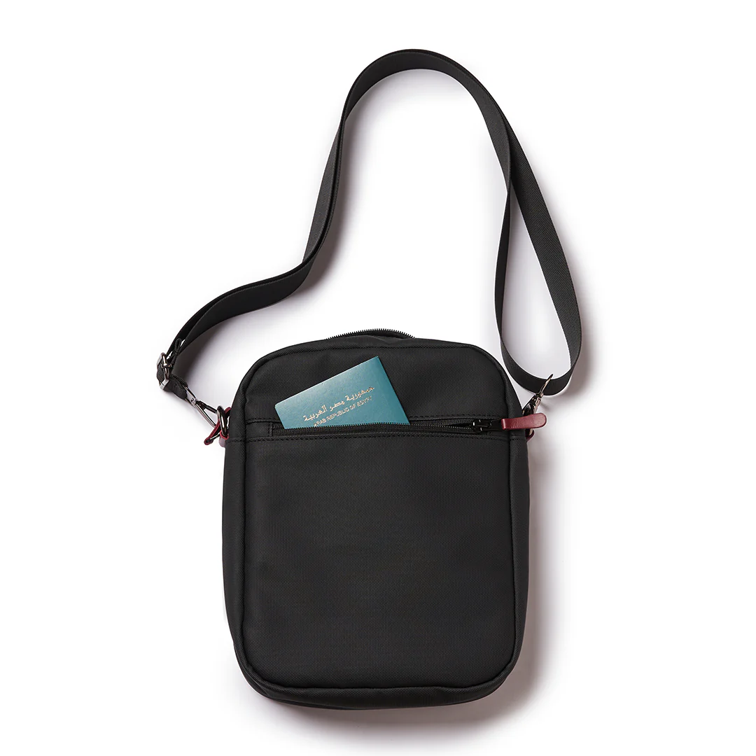 Courier - Crossbody Bag - Burgundy - Image 5