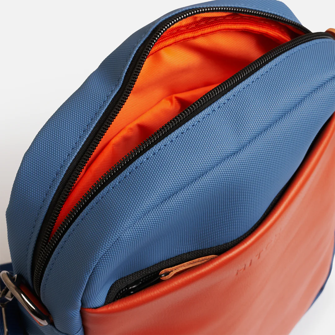 Courier - Crossbody Bag - Navy/Orange - Image 4