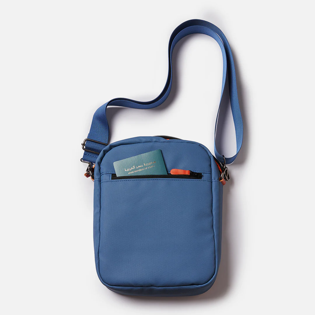 Courier - Crossbody Bag - Navy/Orange - Image 6