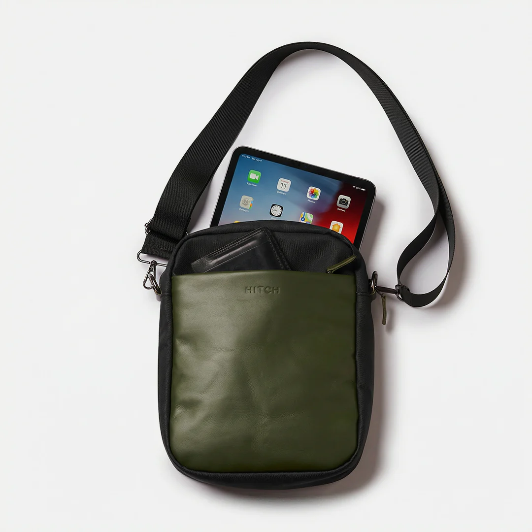 Courier - Crossbody Bag - Olive - Image 4