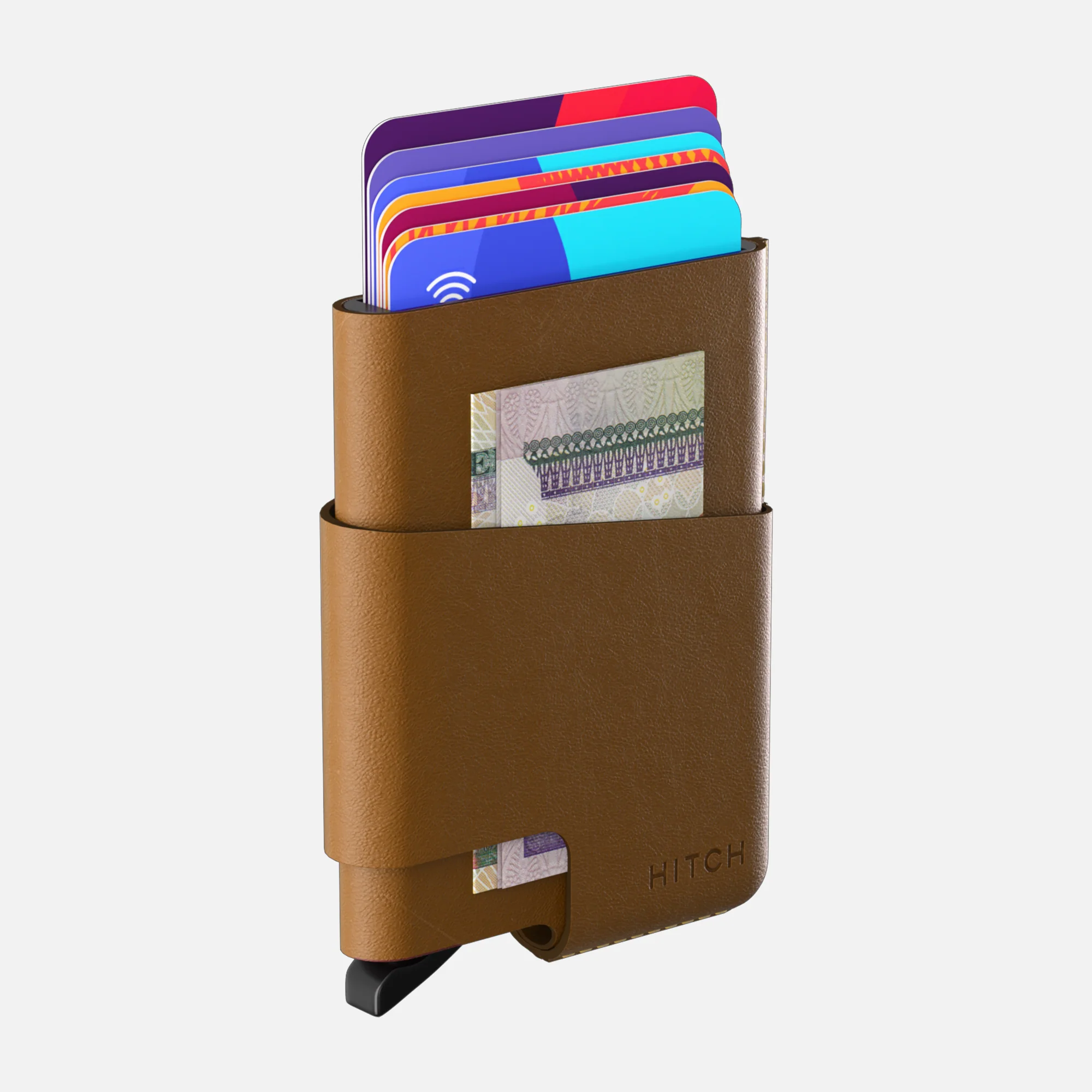 CUT-OUT Cardholder - RFID Block Featured - Handmade Natural Genuine Leather - Havan - Image 4