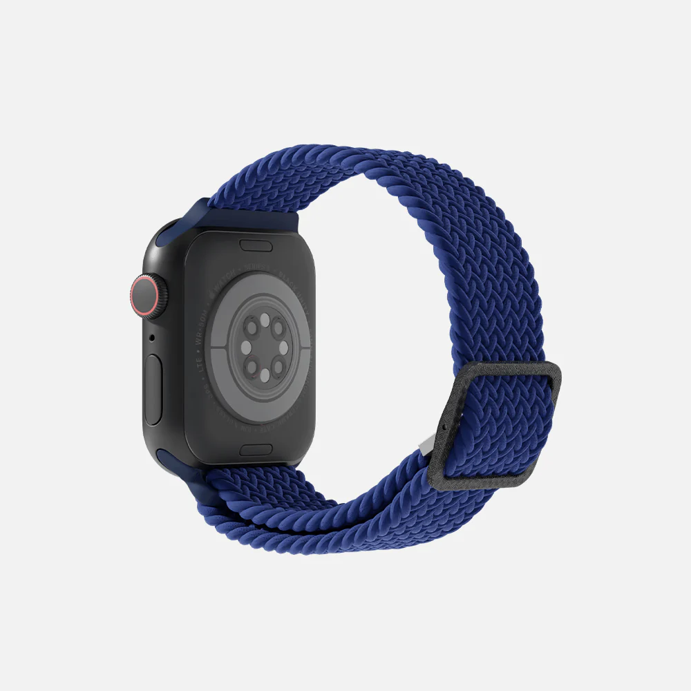 Flexible Braided Solo Loop - For Apple Watch - Blue - Image 3