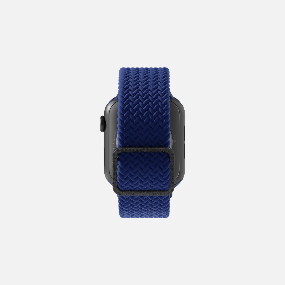 Flexible Braided Solo Loop - For Apple Watch - Blue - Image 4