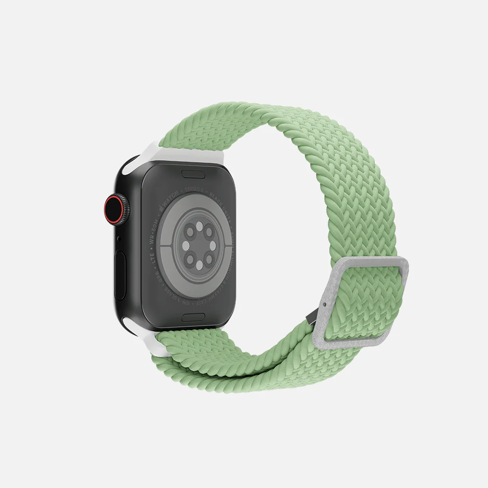 Flexible Braided Solo Loop - For Apple Watch - Mint - Image 4