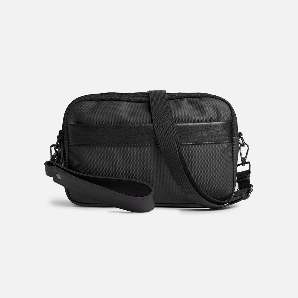Flux — Urban Crossbody Bag - Black - Image 4