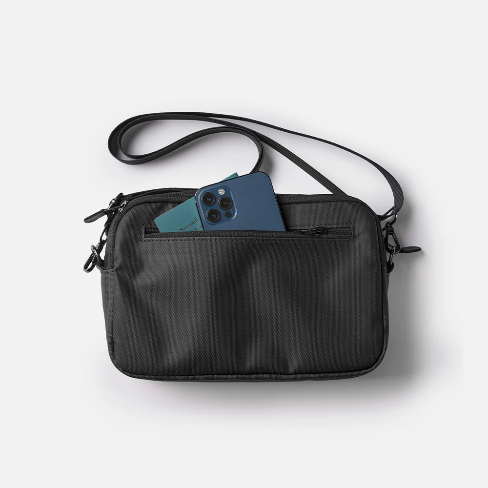 Flux — Urban Crossbody Bag - Black - Image 9