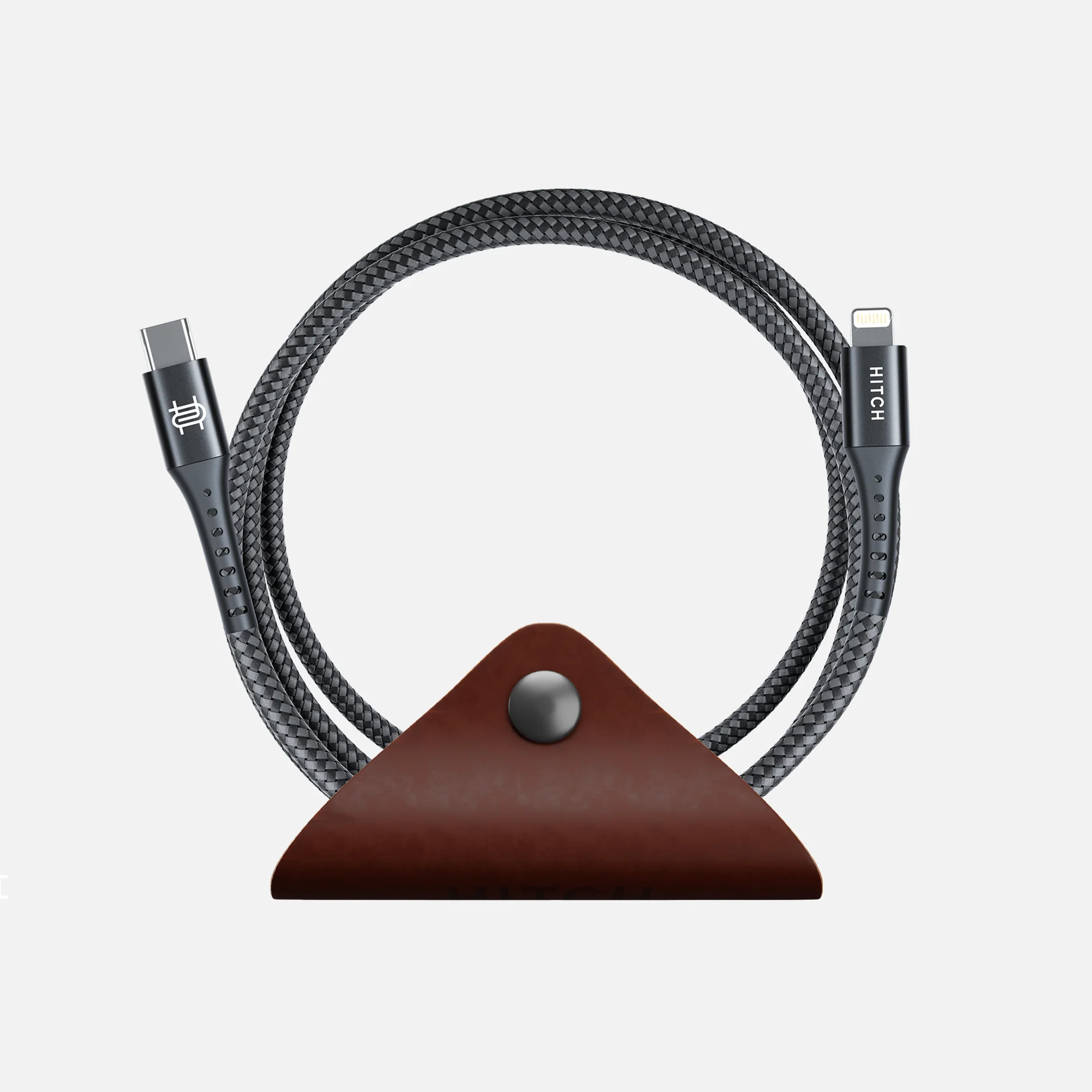 Leather Cord Wrap - Brown