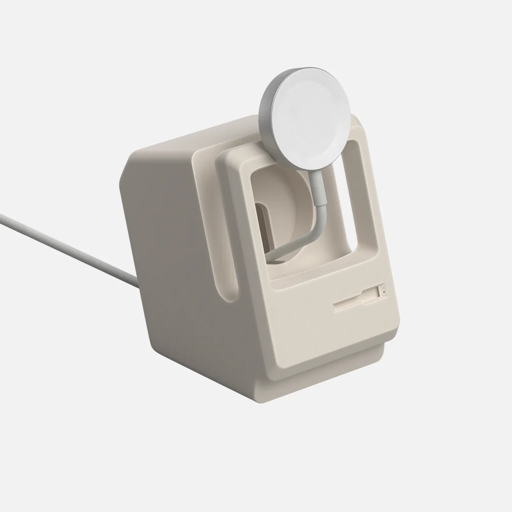 Macintosh Apple Watch Stand - Beige - Image 4