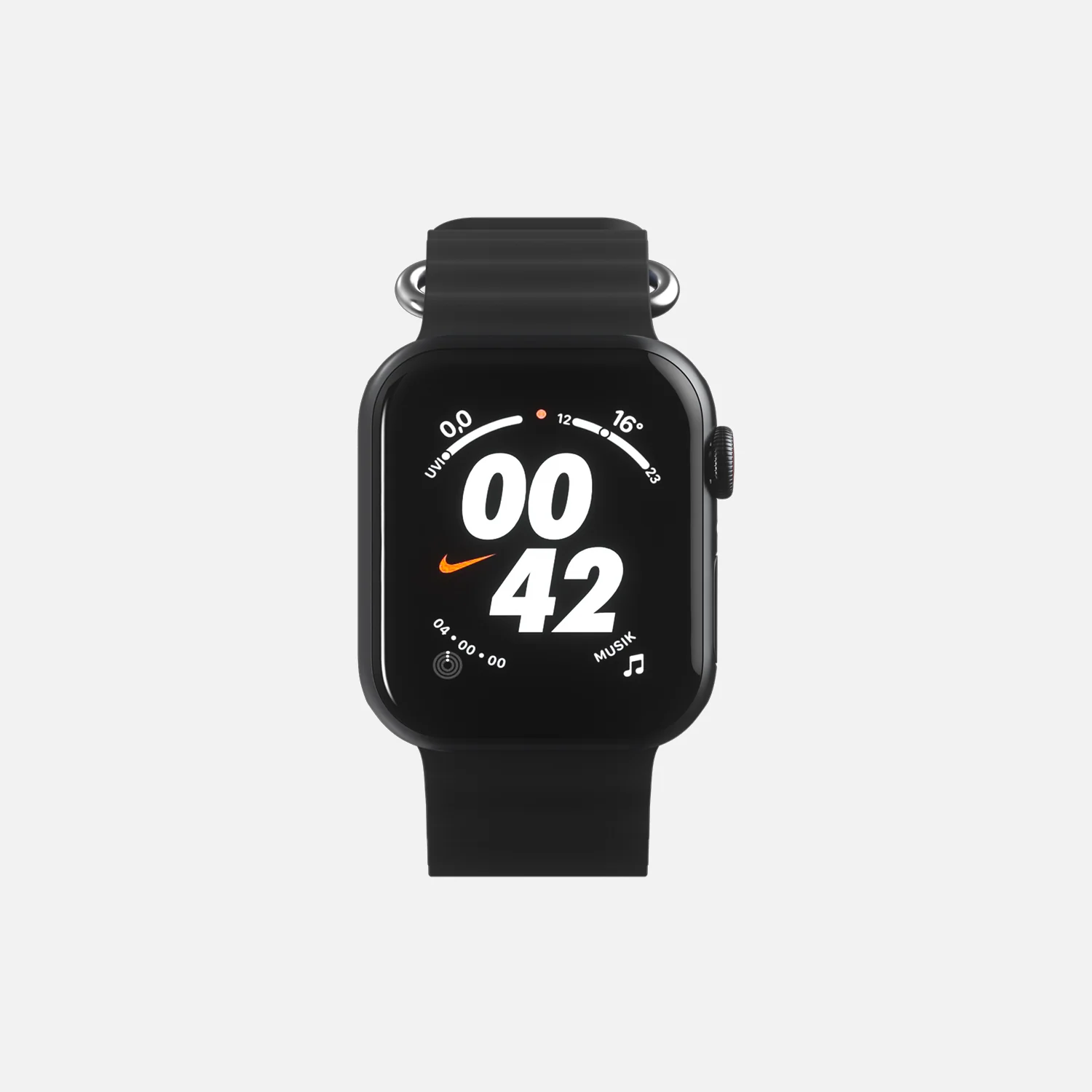 Ocean Band for Apple Watch - 42/44/45/49 - Black - Image 4