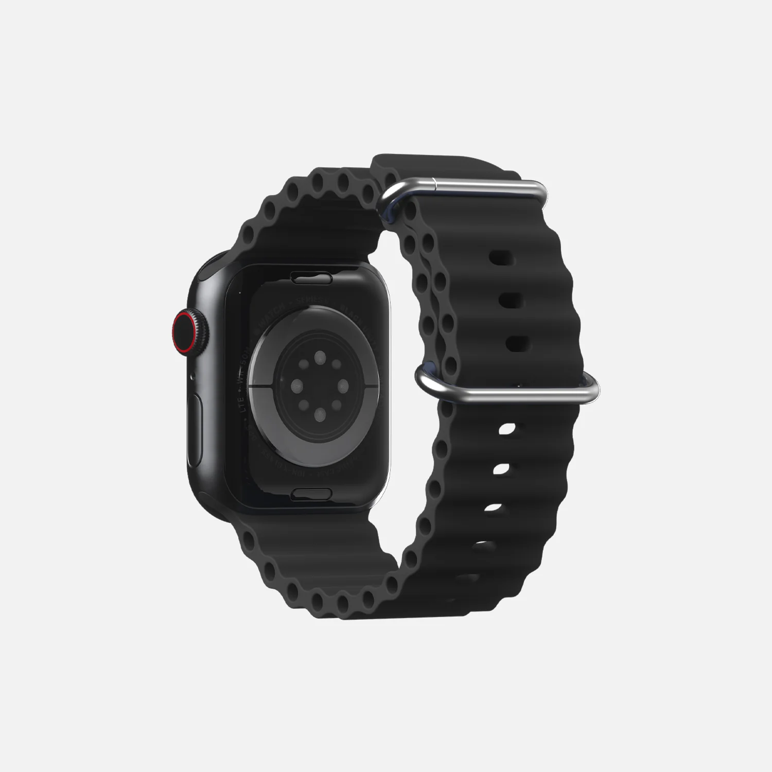 Ocean Band for Apple Watch - 42/44/45/49 - Black - Image 5