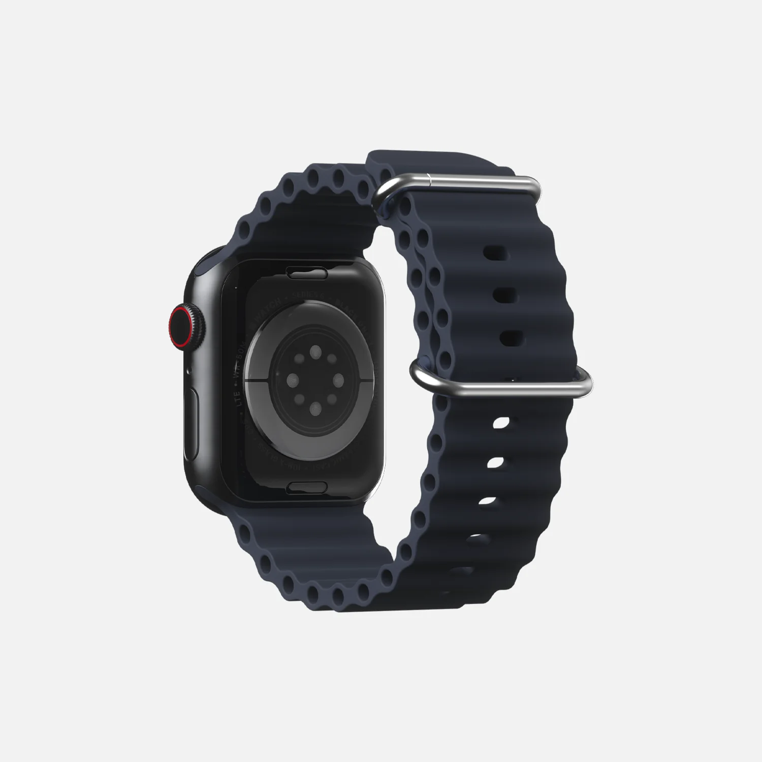 Ocean Band for Apple Watch - 42/44/45/49 - Dark Gray - Image 6