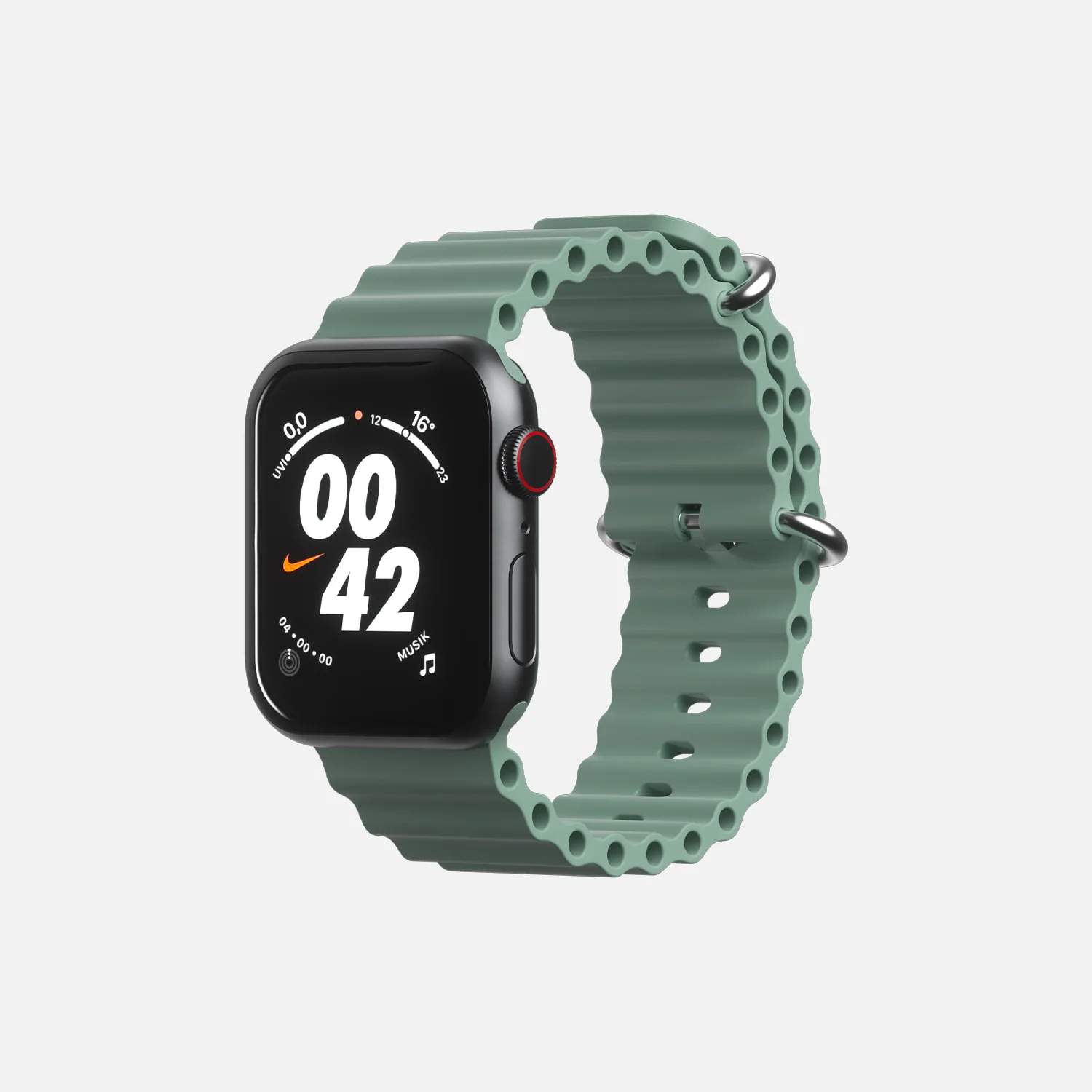 Ocean Band for Apple Watch - 42/44/45/49 - Light Green - Image 2