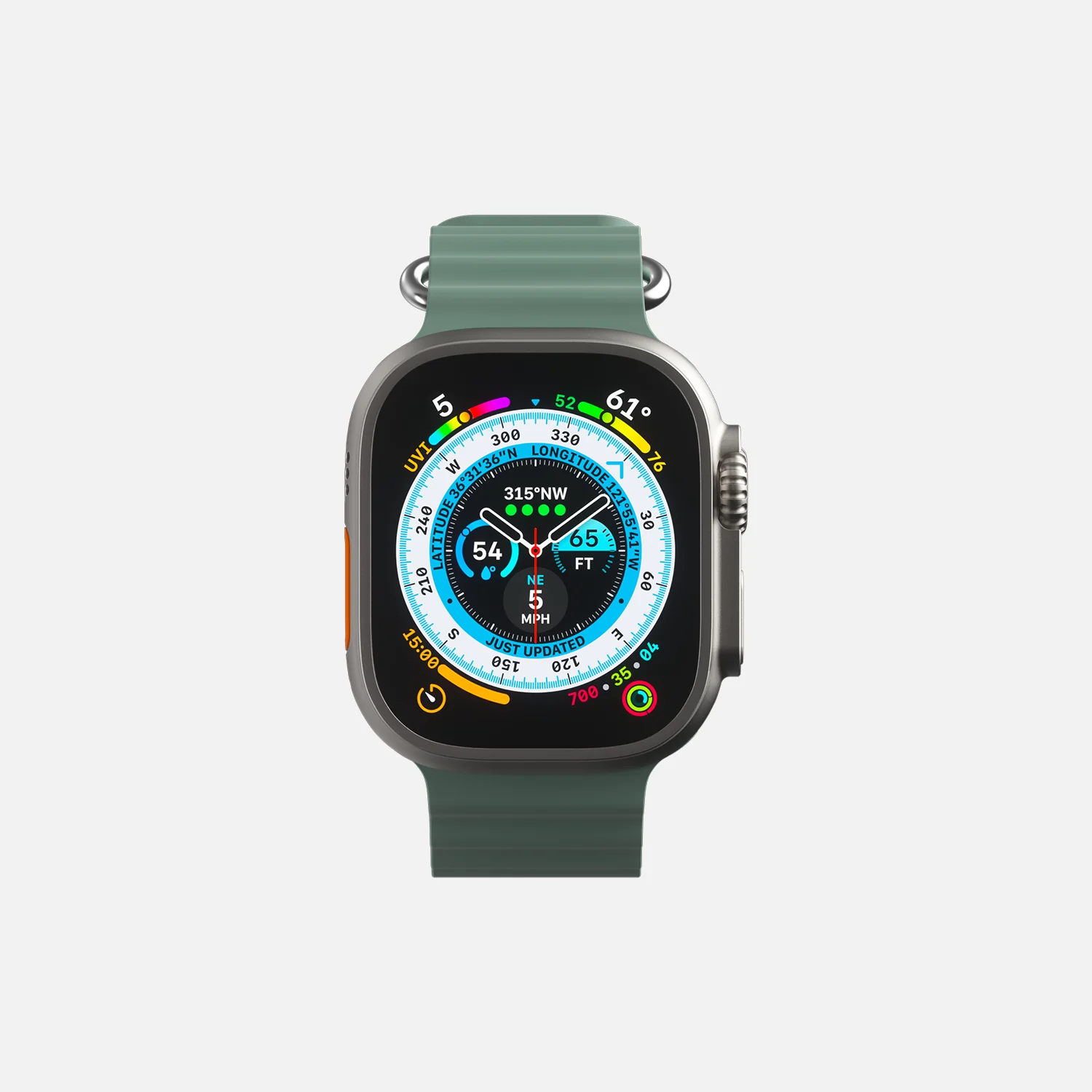Ocean Band for Apple Watch - 42/44/45/49 - Light Green - Image 3