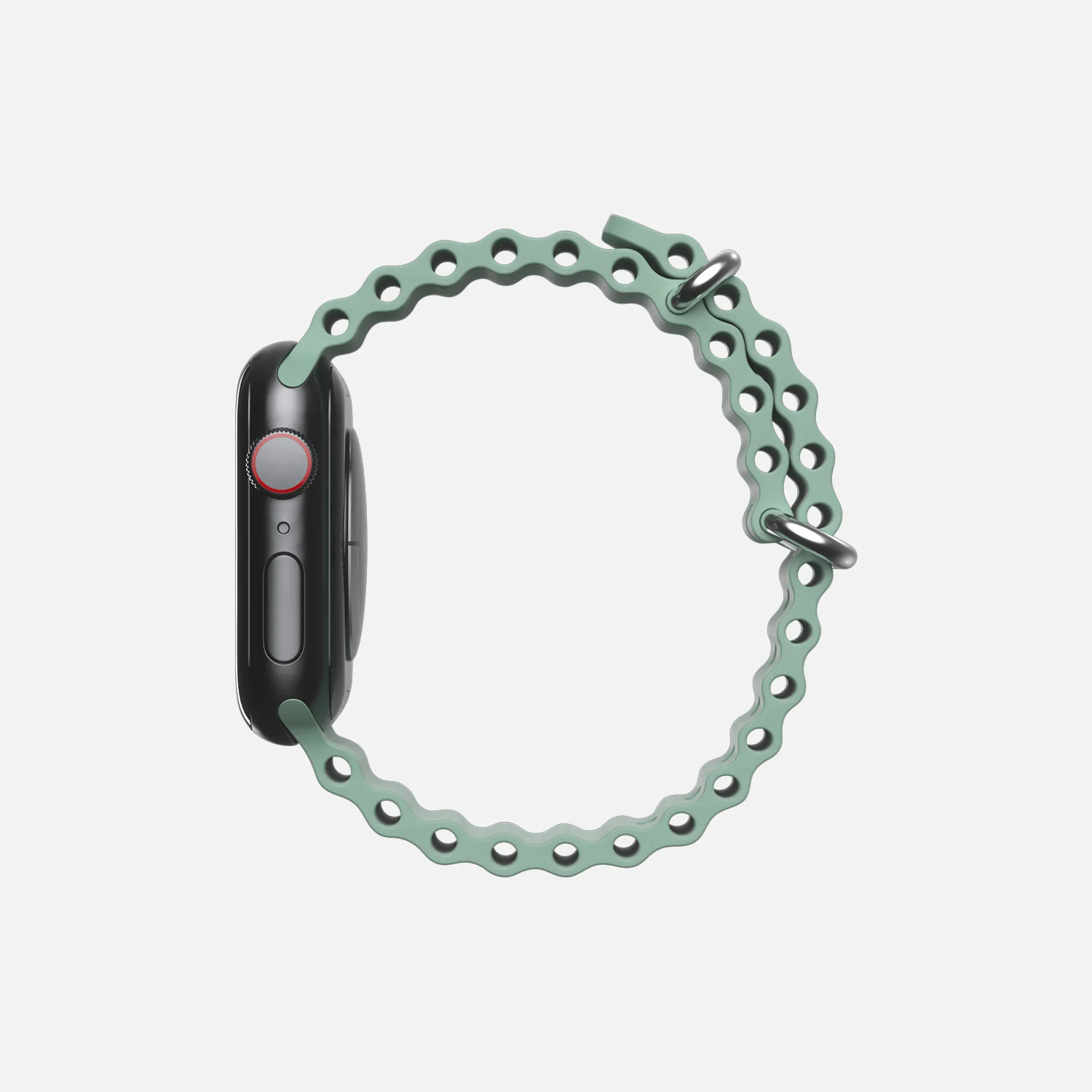Ocean Band for Apple Watch - 42/44/45/49 - Light Green - Image 5
