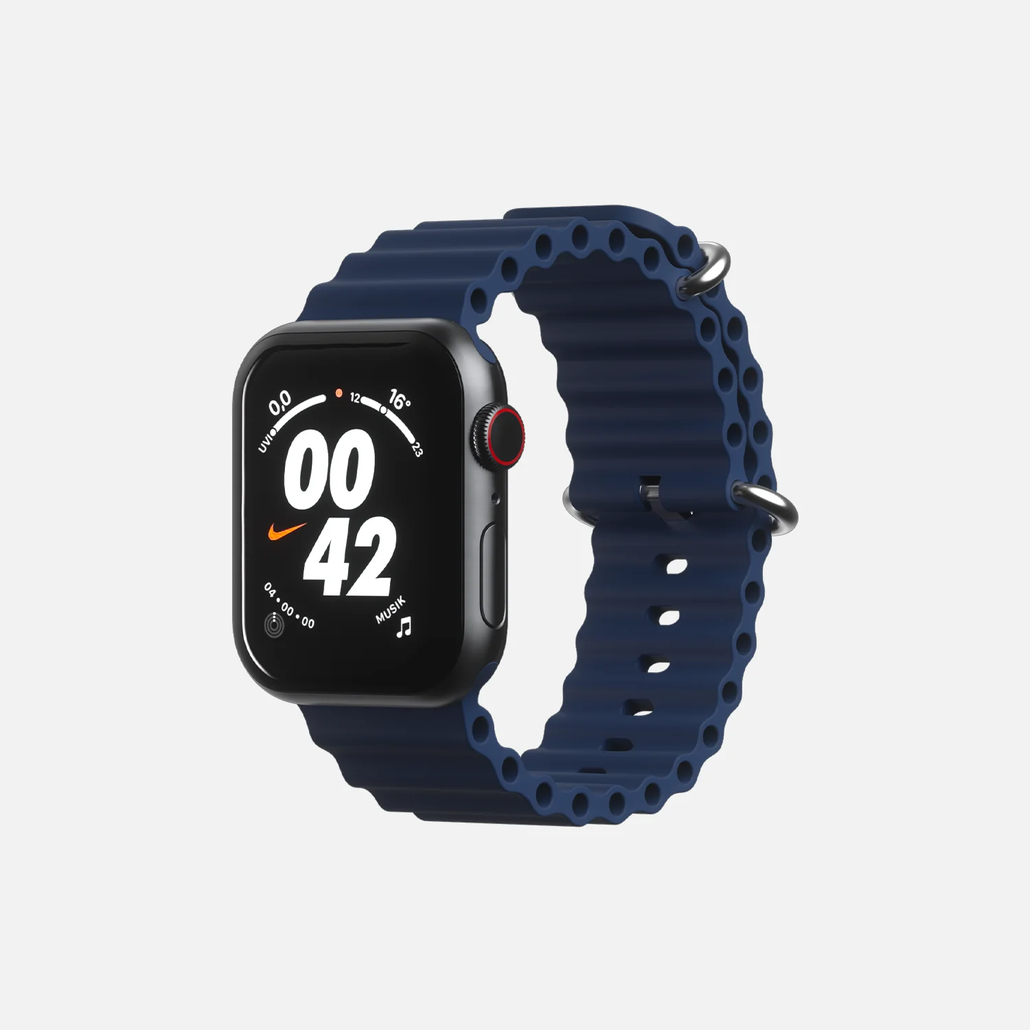 Ocean Band for Apple Watch - 42/44/45/49 - Navy - Image 2
