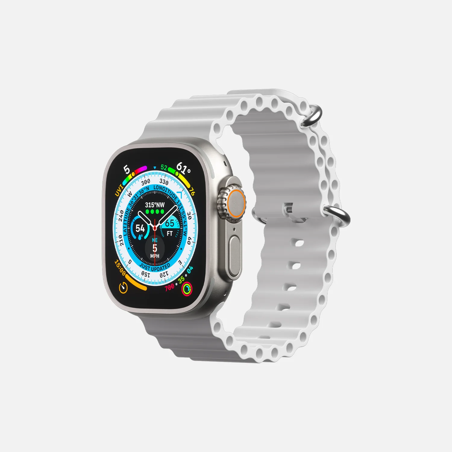 Ocean Band for Apple Watch - 42/44/45/49 - White