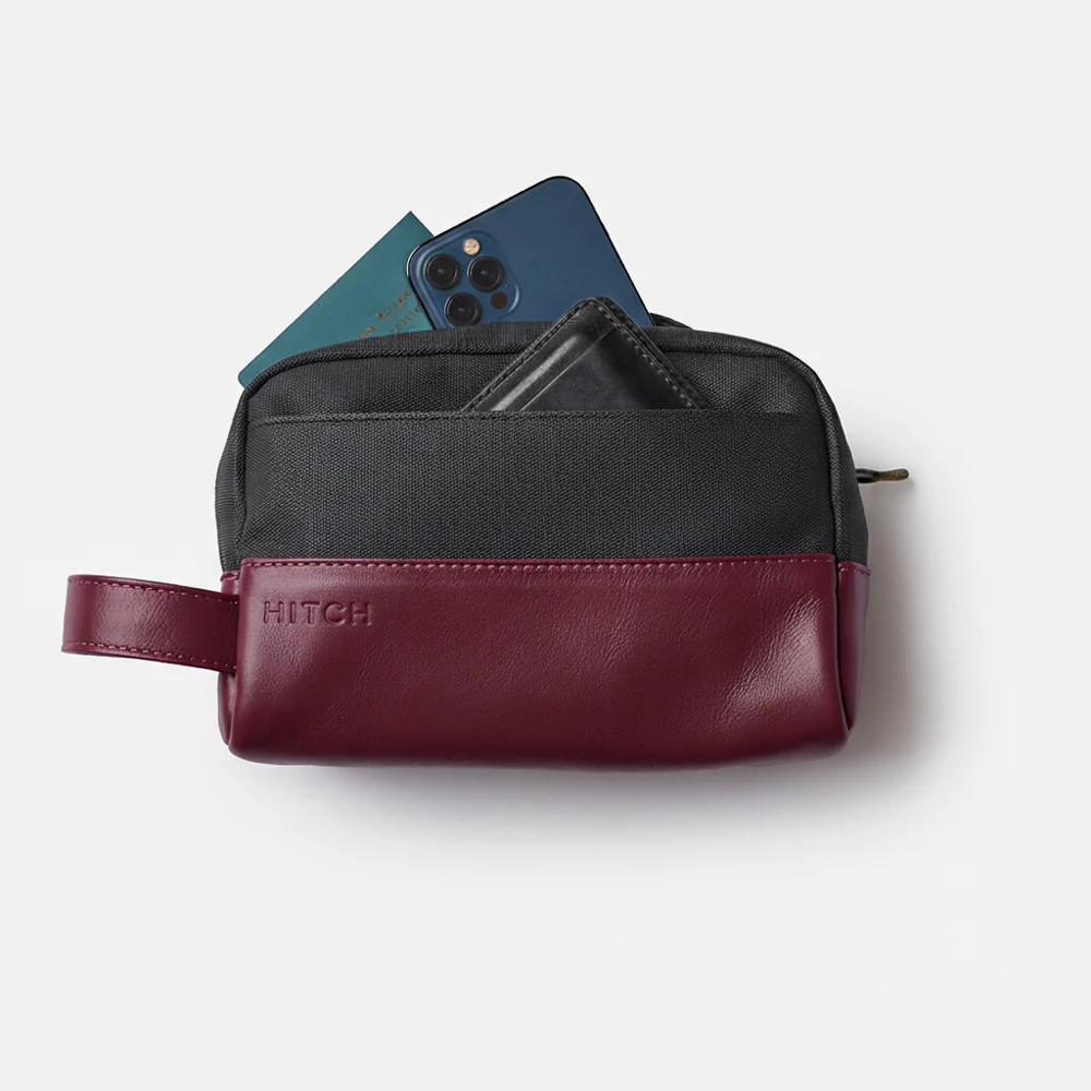 Pack — Compact Kit Bag - Black/Burgundy - Image 3