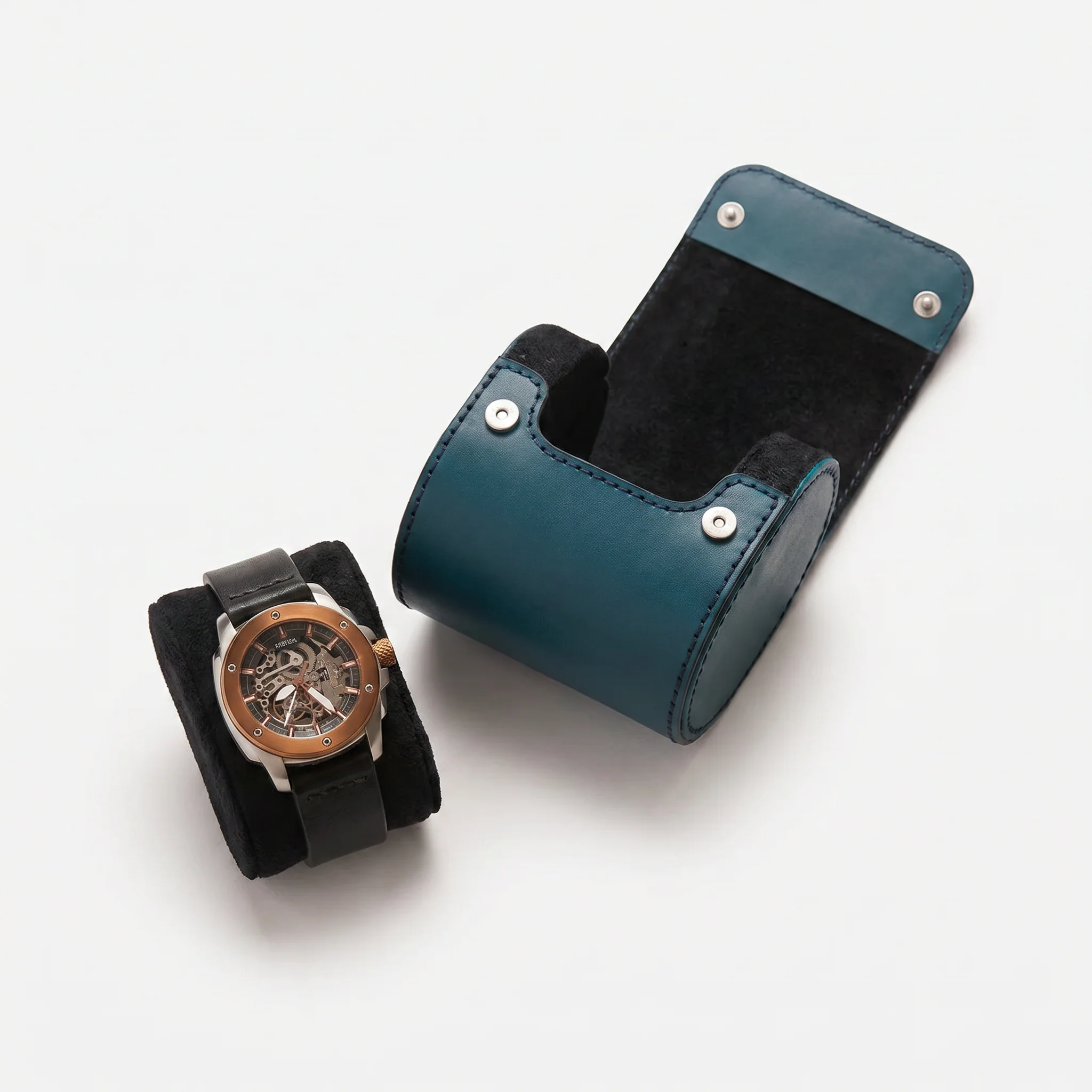 Premium Watch Case - Natural Leather - Fits 1 Watch - Image 14