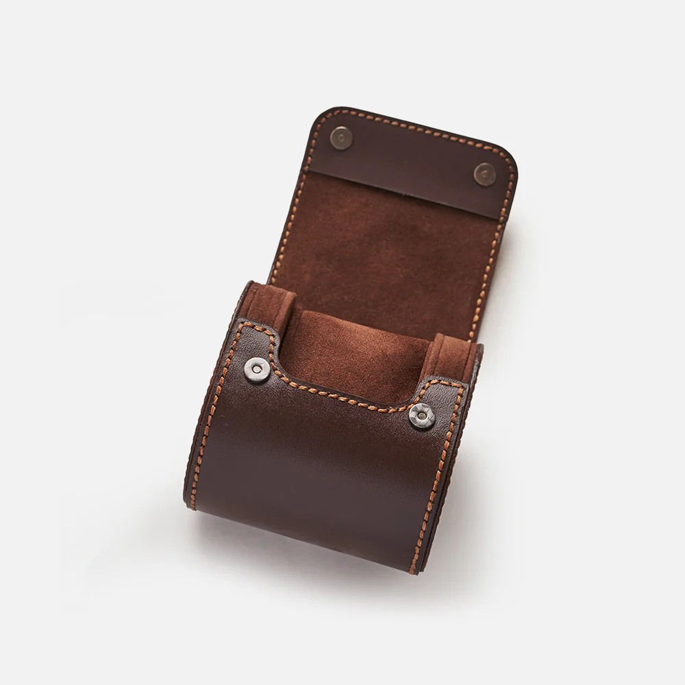 Premium Watch Case - Natural Leather - Fits 1 Watch - Image 6