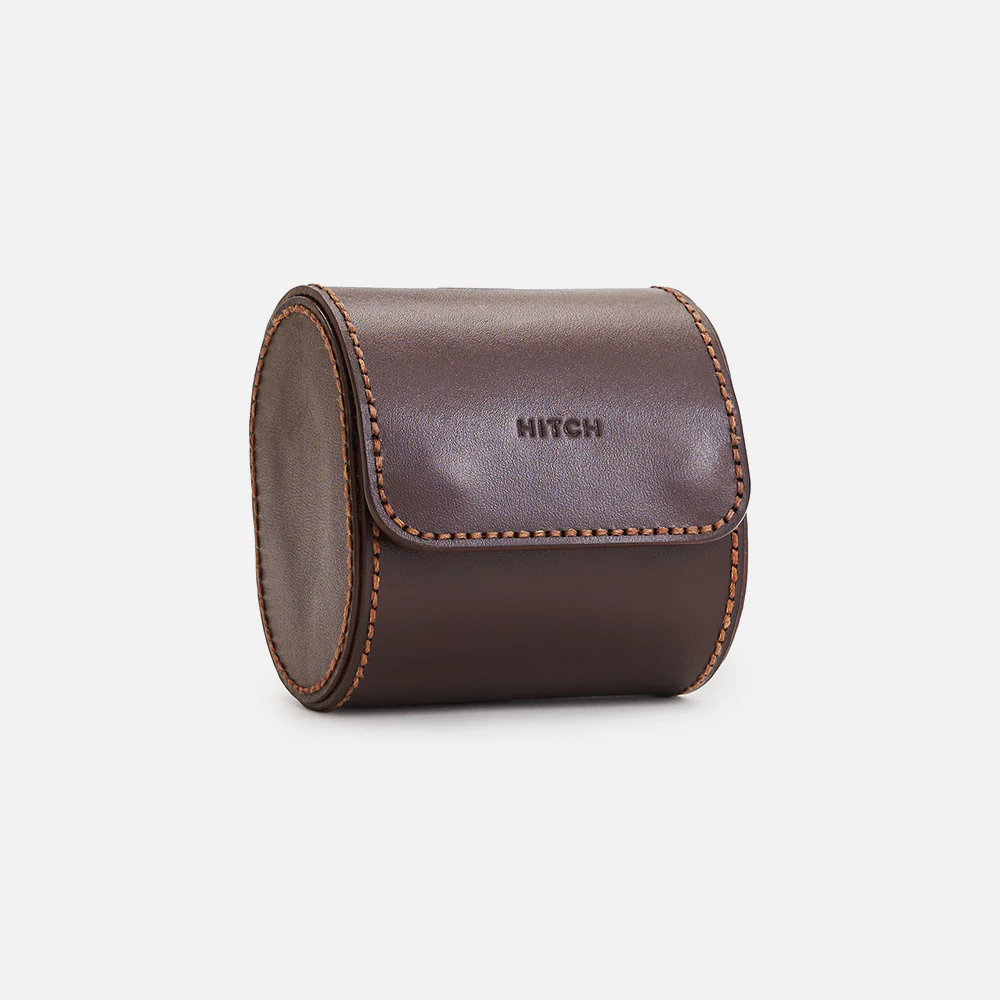 Premium Watch Case - Natural Leather - Fits 1 Watch - Image 7
