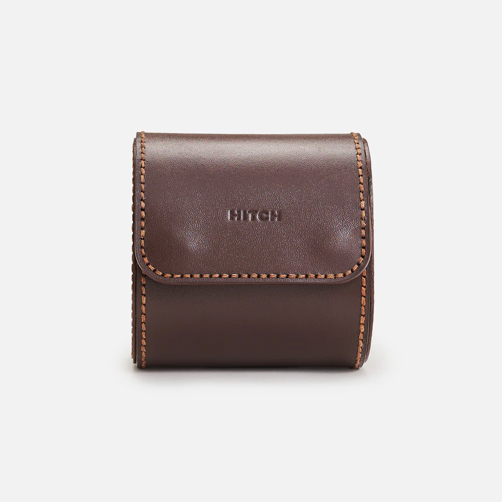 Premium Watch Case - Natural Leather - Fits 1 Watch - Image 9
