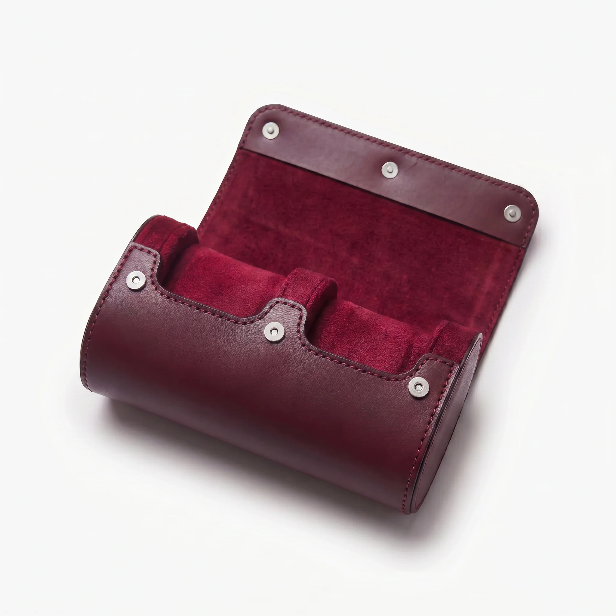 Premium Watch Case - Natural Leather - Fits 2 Watches - Image 16