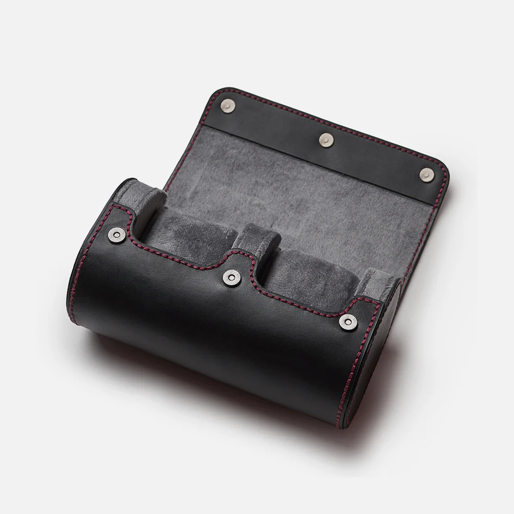 Premium Watch Case - Natural Leather - Fits 2 Watches - Image 4