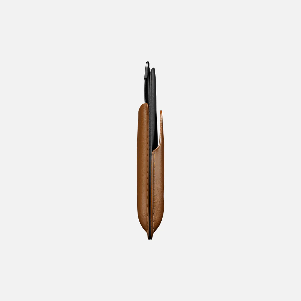 Pull-up Cardholder - Natural Genuine Leather - Havan/Black - Image 5