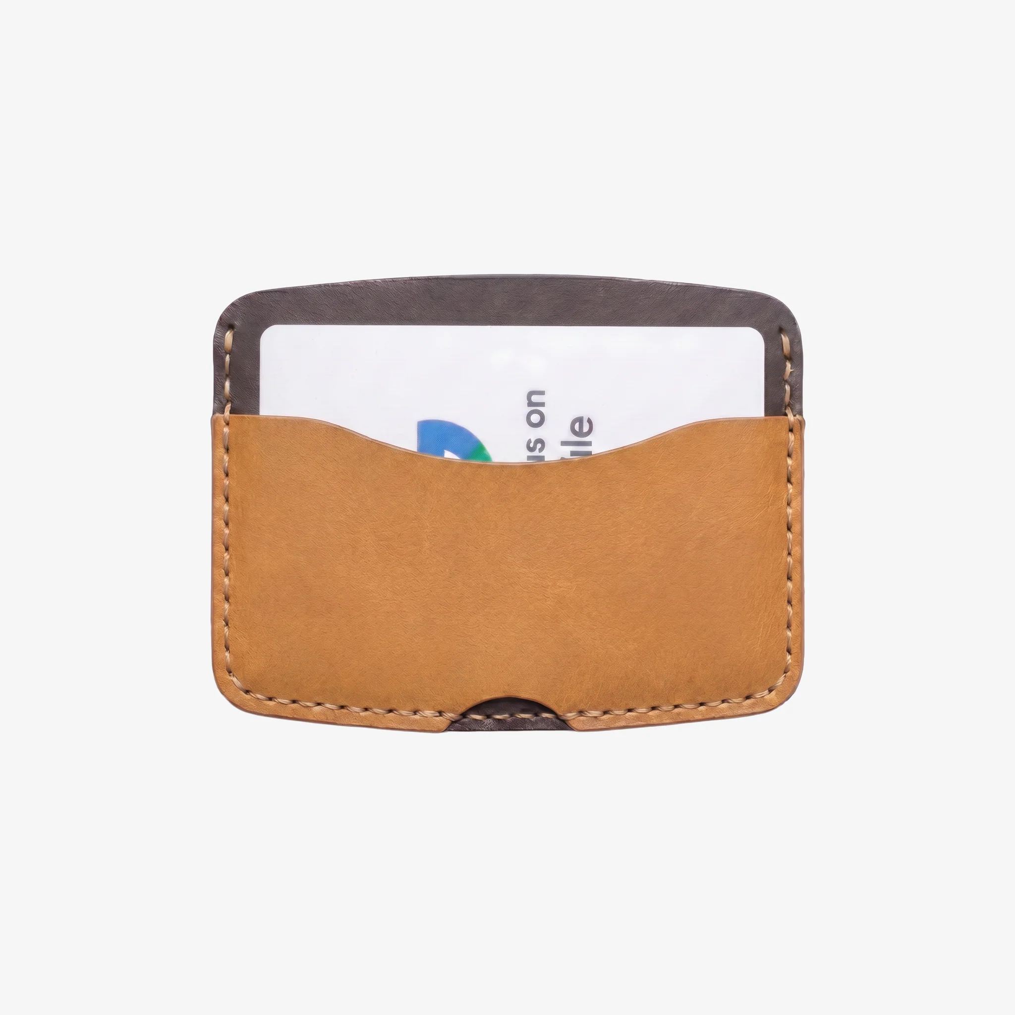 Ripple Cardholder - Brown / Camel - Image 3