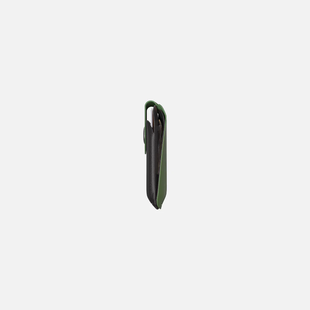 Snap Cardholder - Black/Green - Image 4