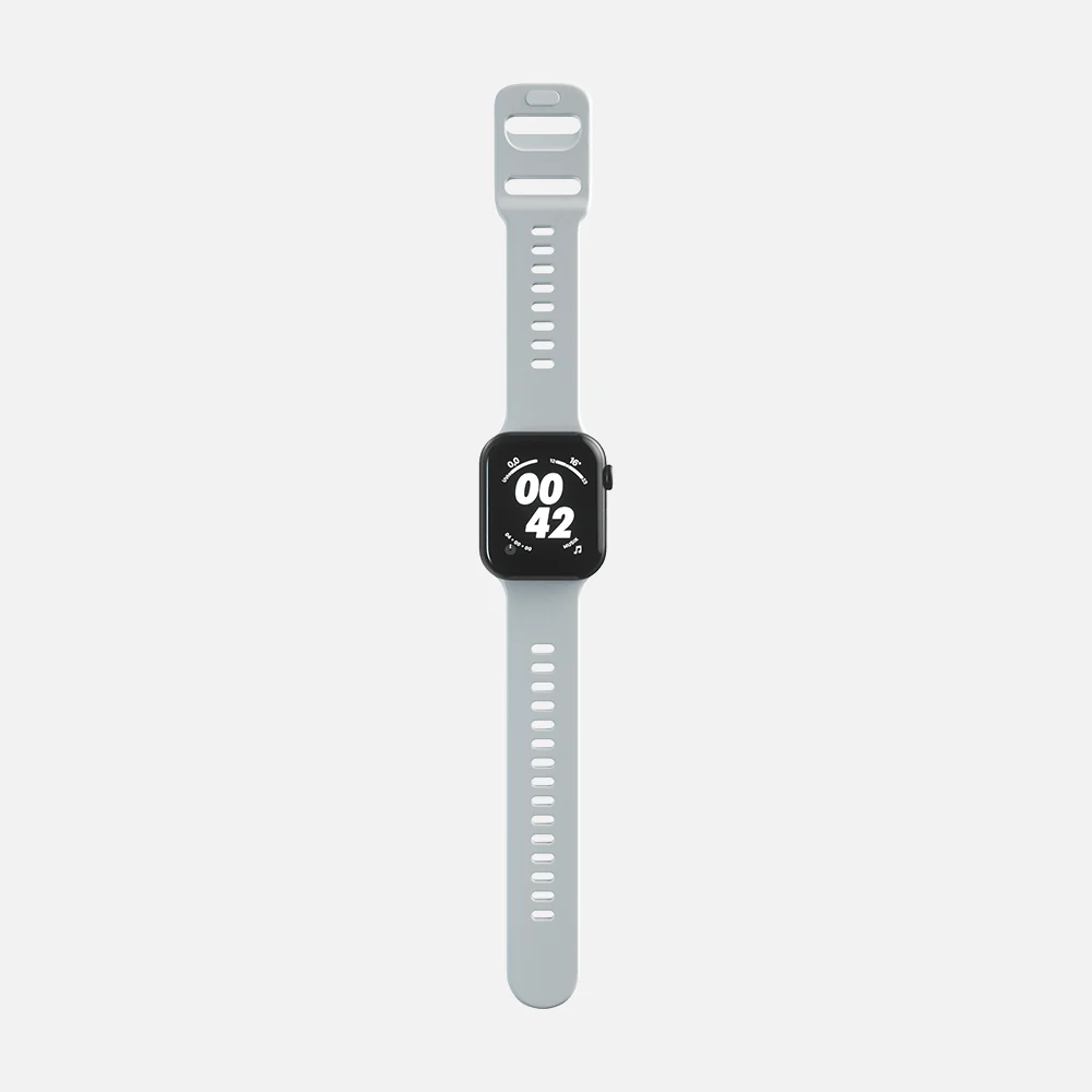 Sport Band For Apple Watch - White - 42/44/45mm - Image 5