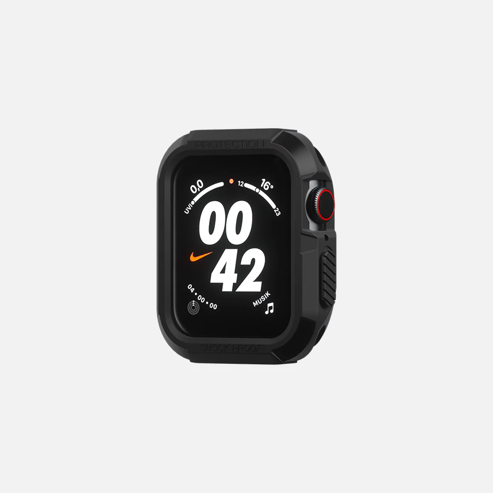 Sporty Case for Apple Watch - 42/44/45 - Black - Image 4