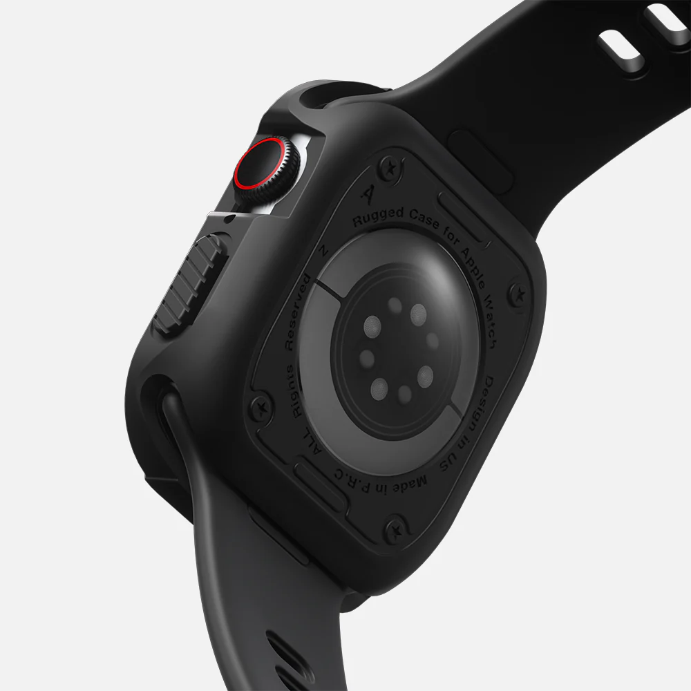 Sporty Case for Apple Watch - 42/44/45 - Black - Image 7