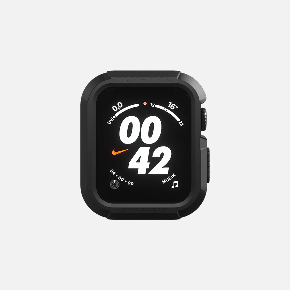 Sporty Case for Apple Watch - 42/44/45 - Black - Image 9