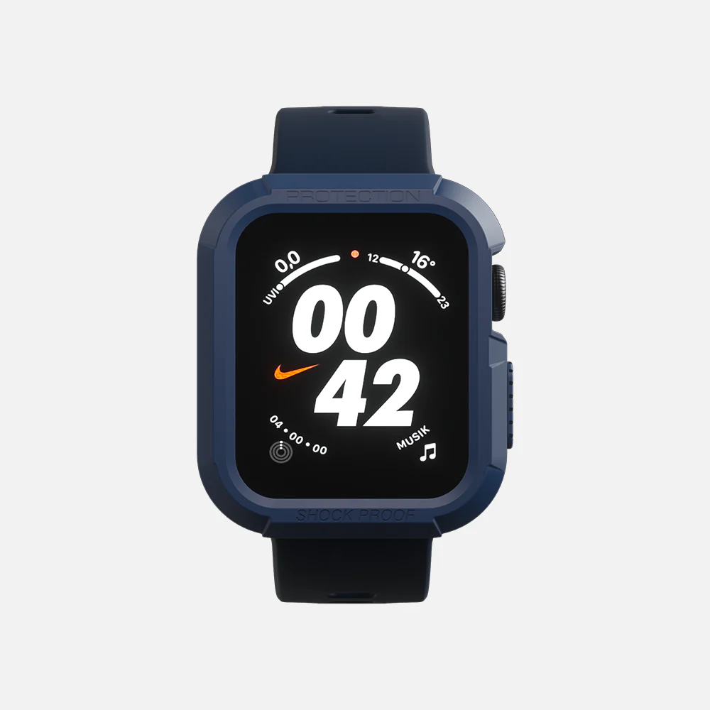 Sporty Case for Apple Watch - 42/44/45 - Navy - Image 7