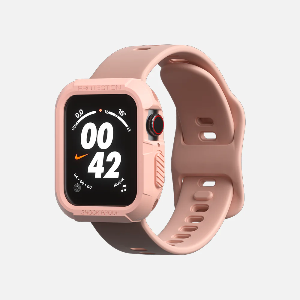 Sporty Case for Apple Watch - 42/44/45 - Pink - Image 5