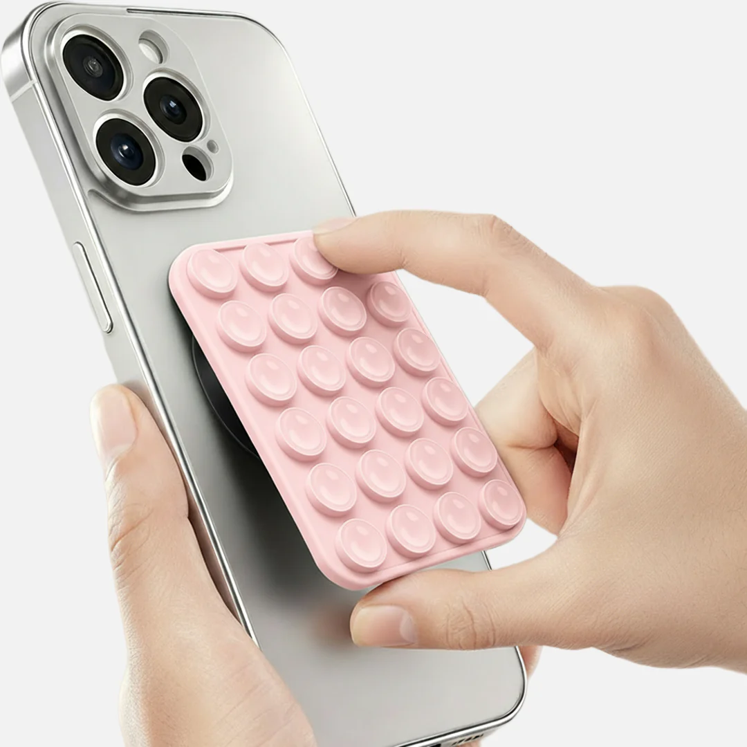 Sticky Loop - MagSafe Compatible suction mount - Light Pink - Image 4