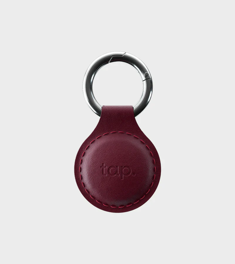 Tap NFC Keychain - Share Everything With A Tap - Handmade Natural Leather - Image 4