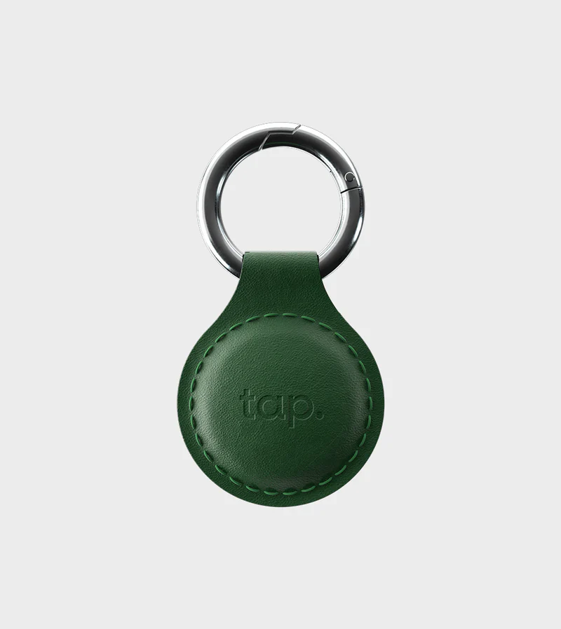 Tap NFC Keychain - Share Everything With A Tap - Handmade Natural Leather - Image 5