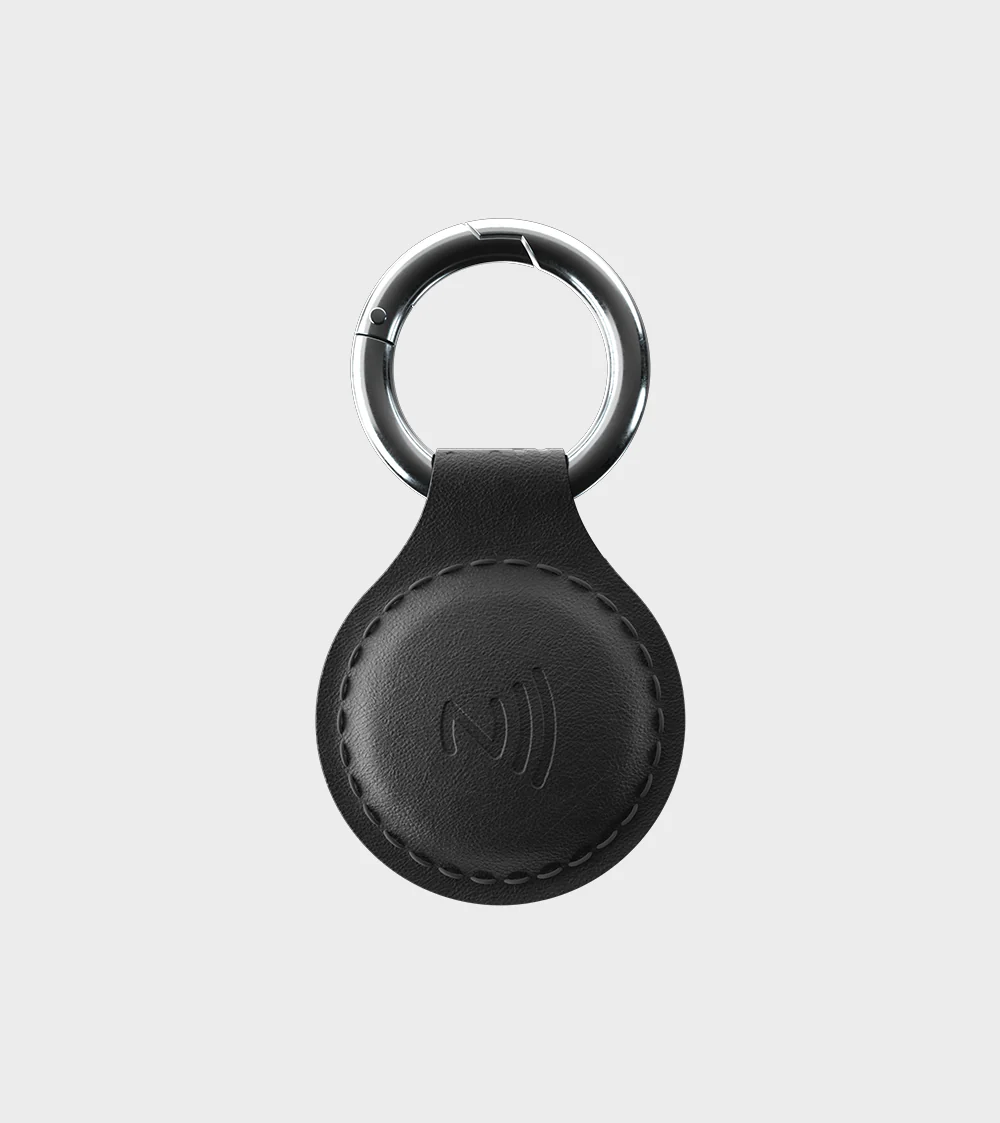 Tap NFC Keychain - Share Everything With A Tap - Handmade Natural Leather - Image 6