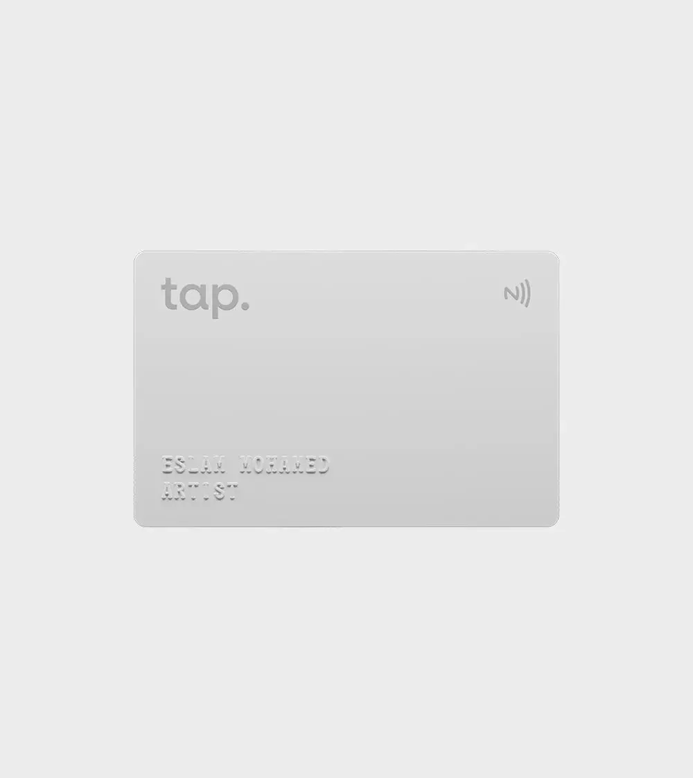 Tap NFC Prestige Card - Custom Embossed names - Image 10
