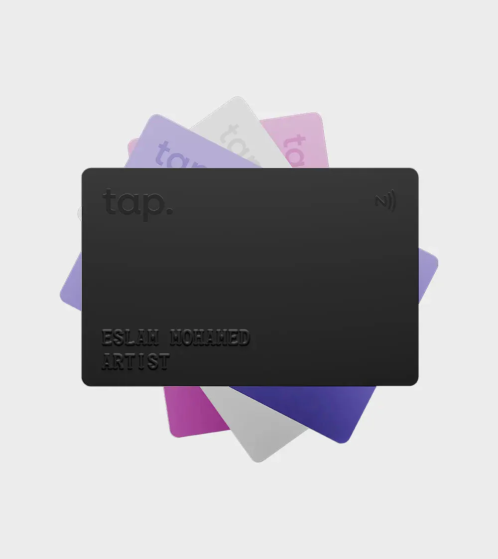 Tap NFC Prestige Card - Custom Embossed names - Image 3