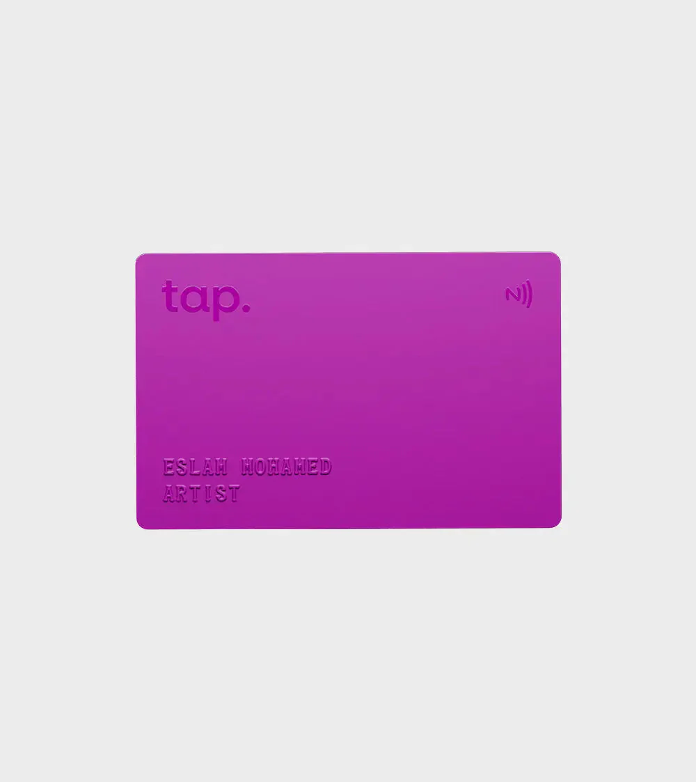 Tap NFC Prestige Card - Custom Embossed names - Image 4