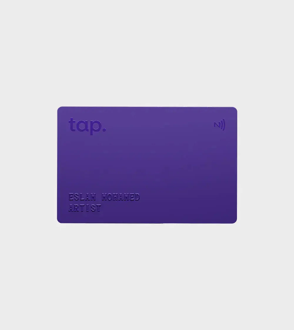 Tap NFC Prestige Card - Custom Embossed names - Image 5